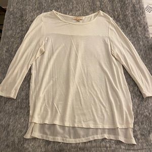 Michael Kors Quarter Sleeve w/ sheer back